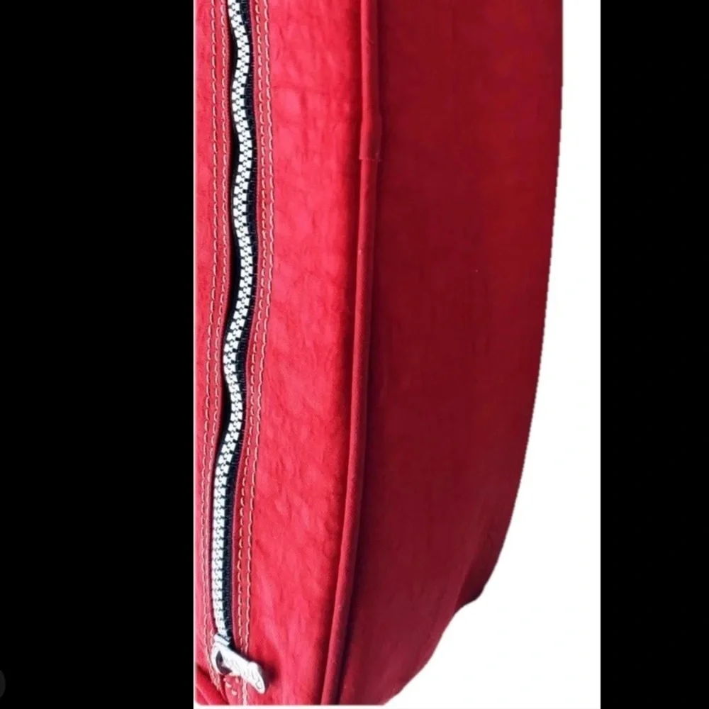Kipling Vintage Private Transport Weekend Travel Messenger Bag - Red - Picture 3 of 14